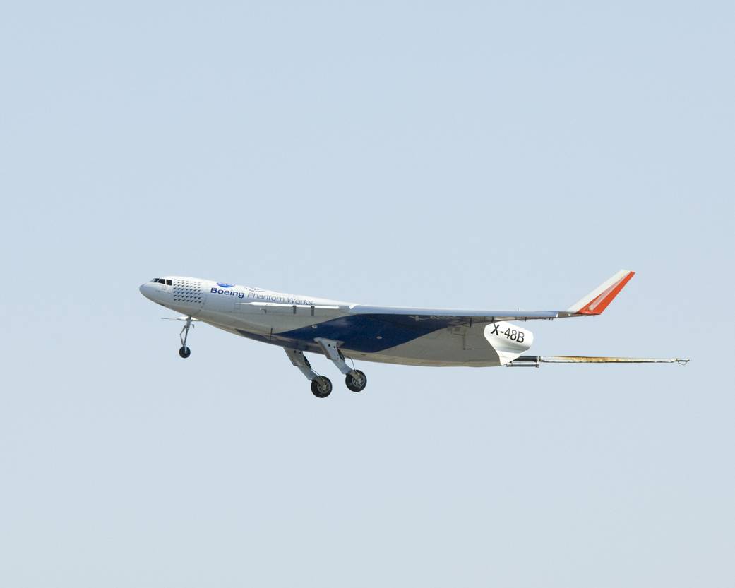 X-48B Blended Wing Body Records 50th Test Flight