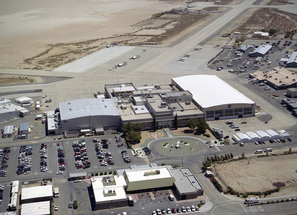 Dryden Flight Research Center Main Building and Hangars 4801 and 4802