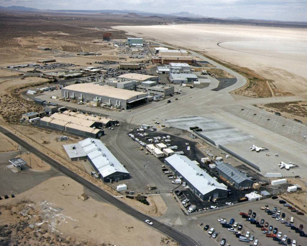Aerial View of Dryden Flight Research Center, Looking North