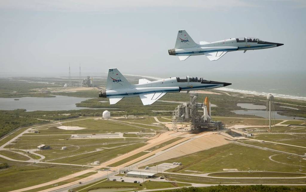 Flyover of Kennedy Space Center