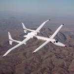 Proteus aircraft soaring over Las Cruces