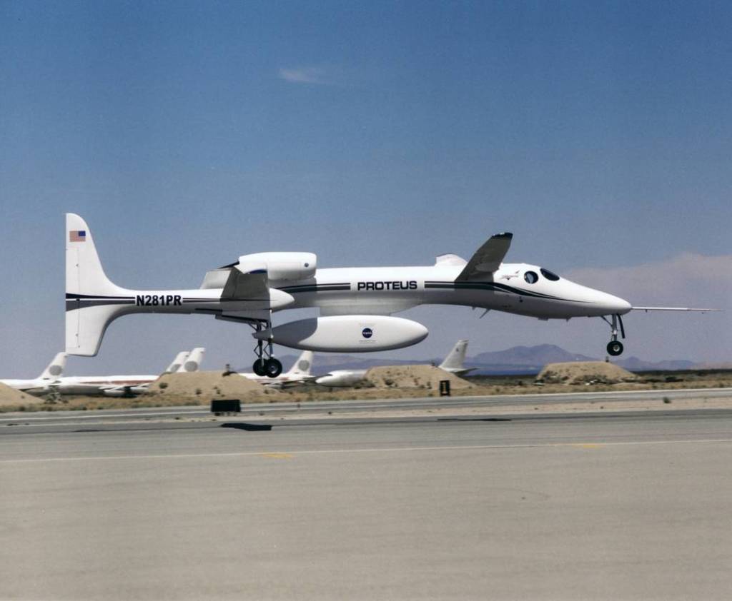 Lifting off at the Mojave Airport