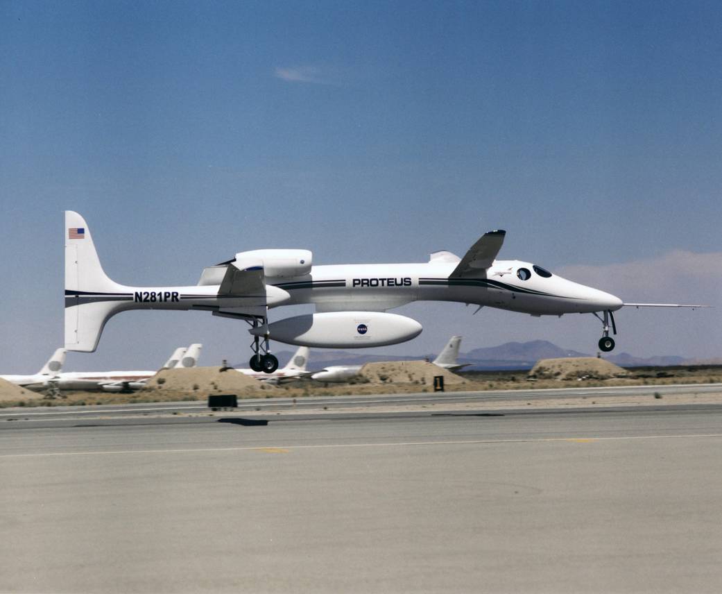Lifting off at the Mojave Airport