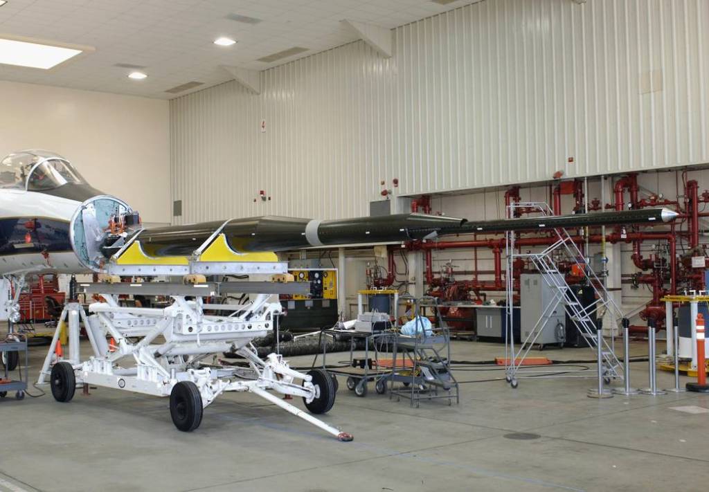 Quiet Spike Installed on F-15B #836