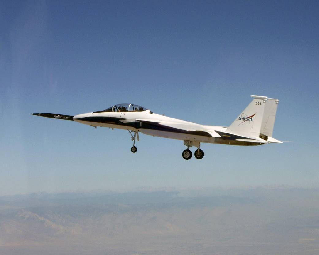 First Evaluation Flight of Quiet Spike
