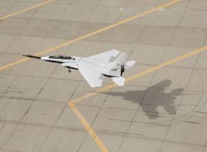 F-15B Lands with Quiet Spike