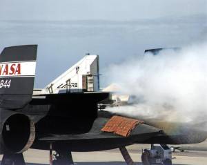 Ground Cold Flow Test of LASRE