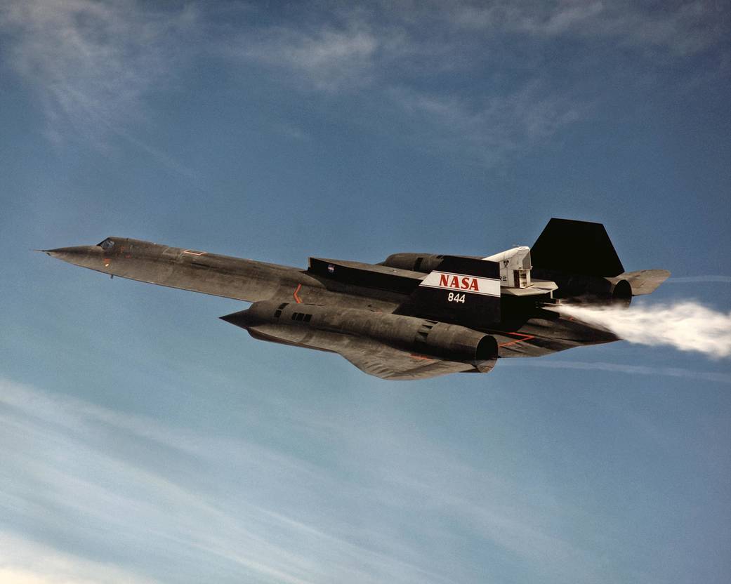 SR-71 in flight.