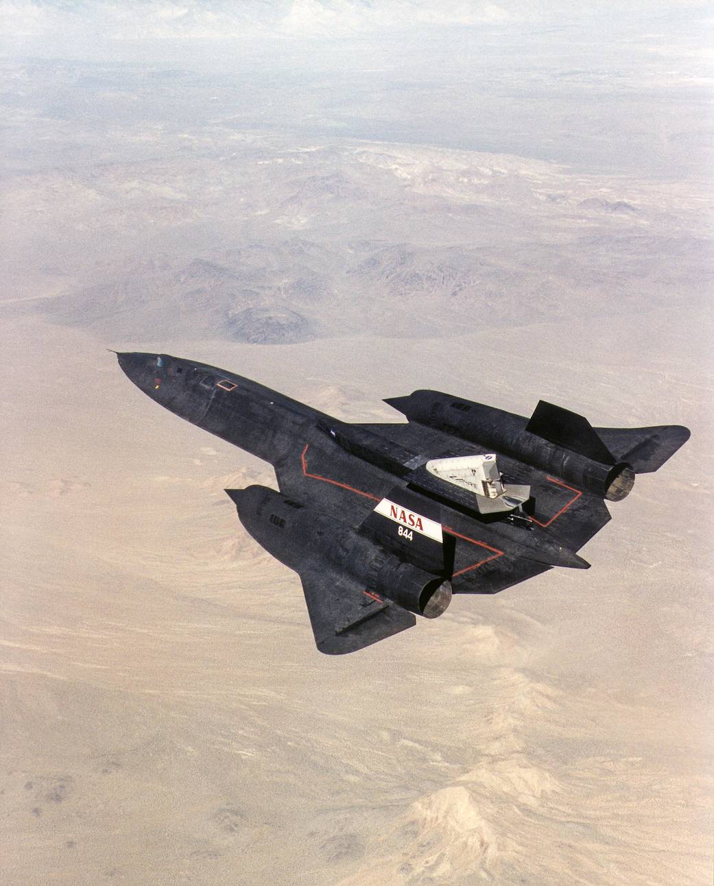 First Flight of SR-71 LASRE