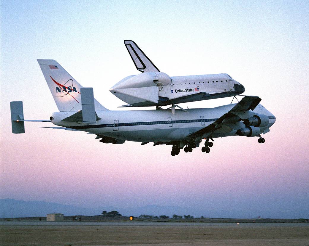 Shuttle Carrier Aircraft (SCA) Space Shuttle Ferry