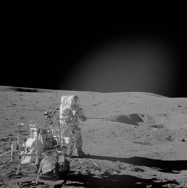 Alan Shepard on the Lunar Surface
