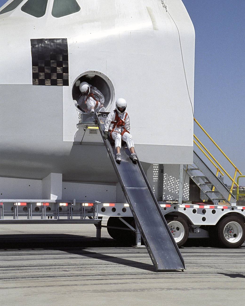 Shuttle Rescue Training Exercise