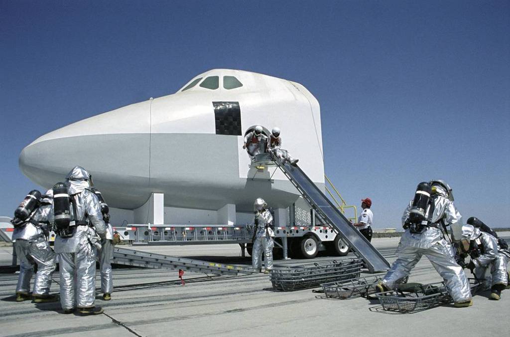 Shuttle Rescue Training Exercise