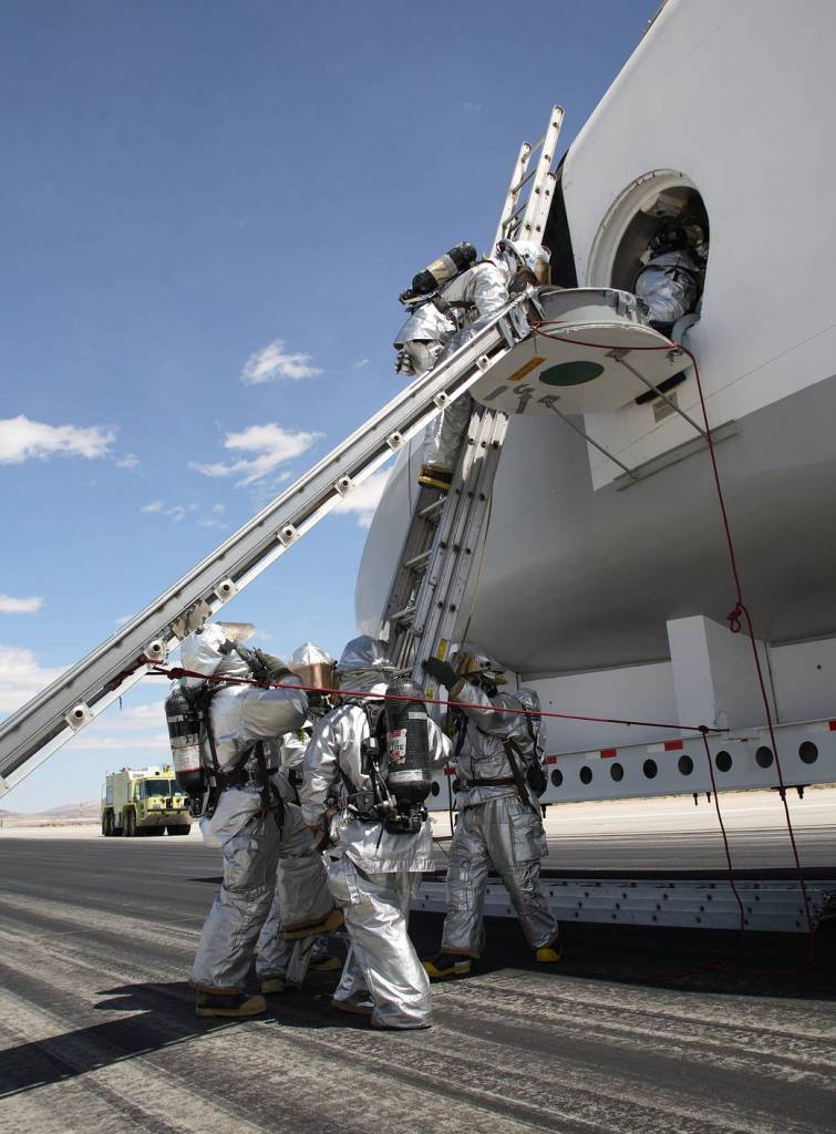 Shuttle Rescue Training Exercise