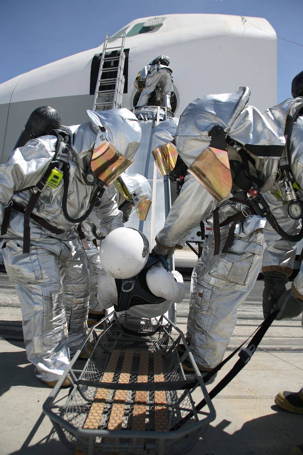 Shuttle Rescue Training Exercise