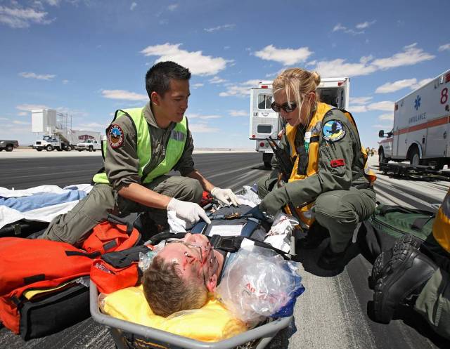 Shuttle Rescue Training Exercise