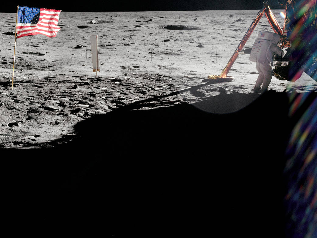 Neil Armstrong on the Lunar Surface