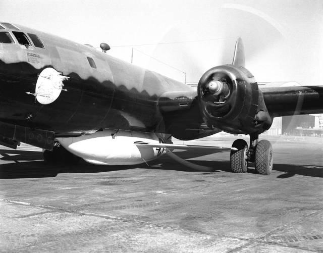 B-29 Superfortress with X-1-2 Mated and Ready for Flight