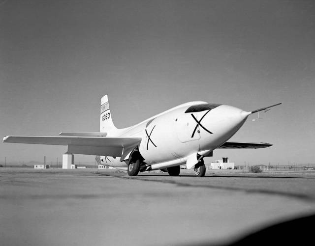 X-1 on the Ramp at the NACA High Speed Flight Research Station
