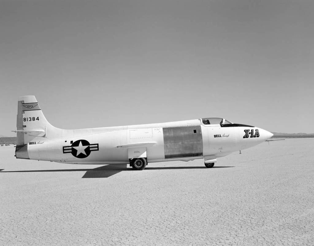 Unpainted Fuselage on X-1A