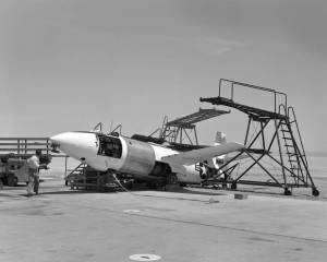 X-1A Ejection Seat Test Setup