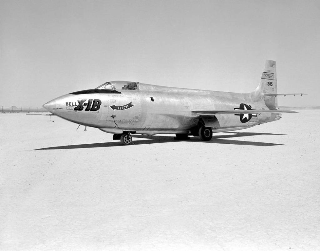 X-1B on the Lakebed