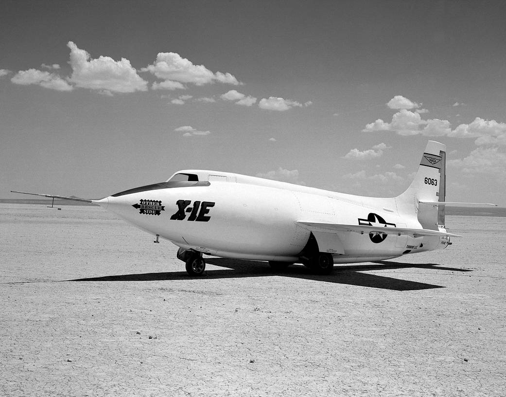 X-1E on the Lakebed