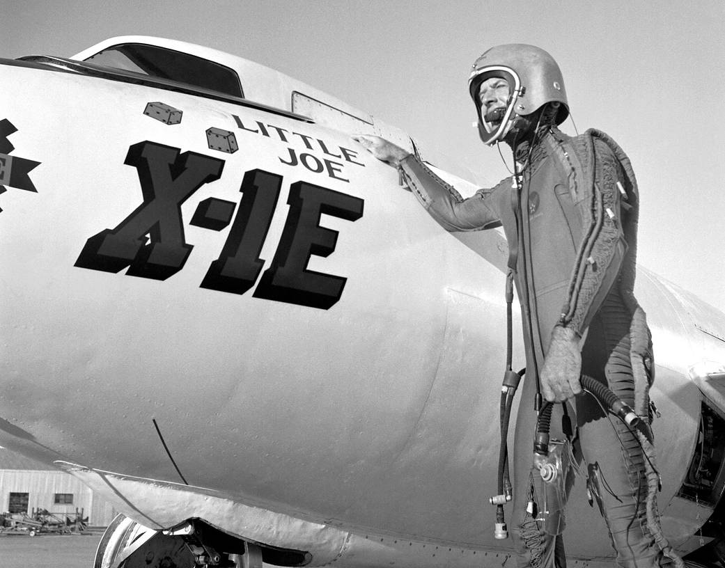 Research Pilot Joe Walker and the X-1E