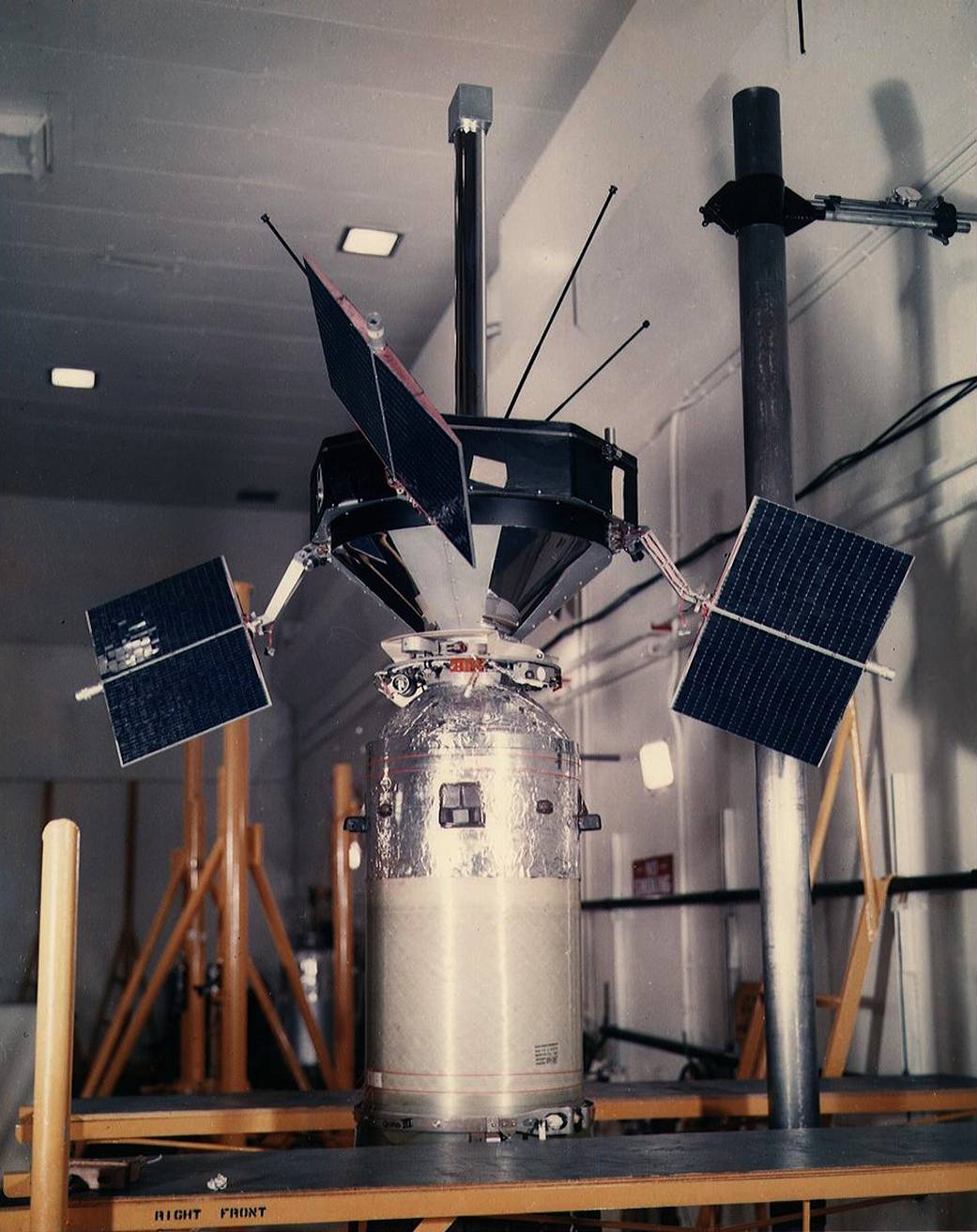 Explorer XIV, launched in October 1962, was designed to investigate solar wind and radiation phenomena.