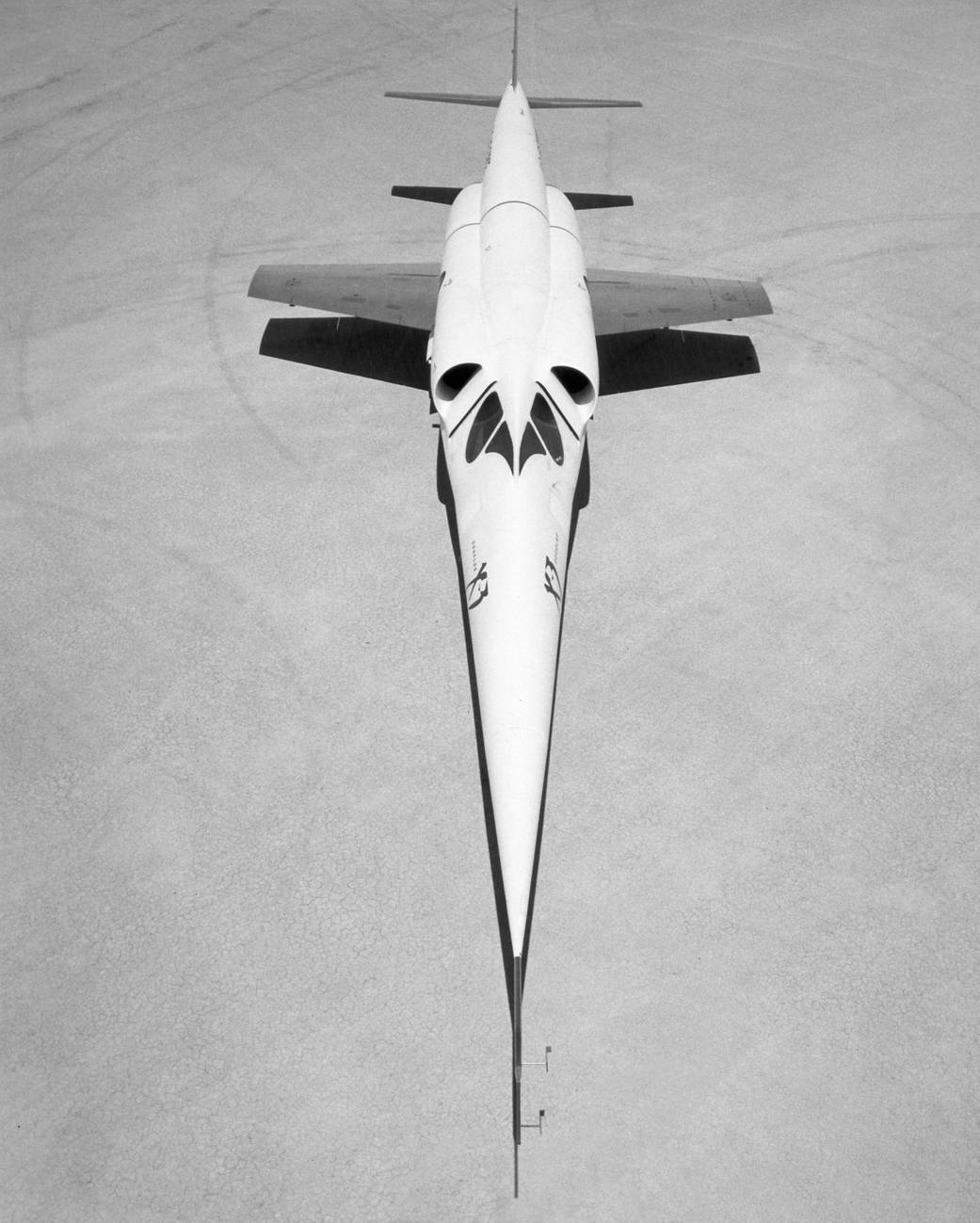 Front View of X-3