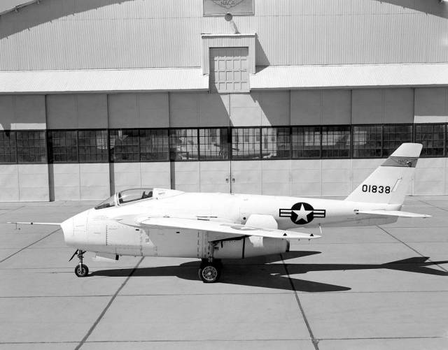 X-5 on NACA Ramp
