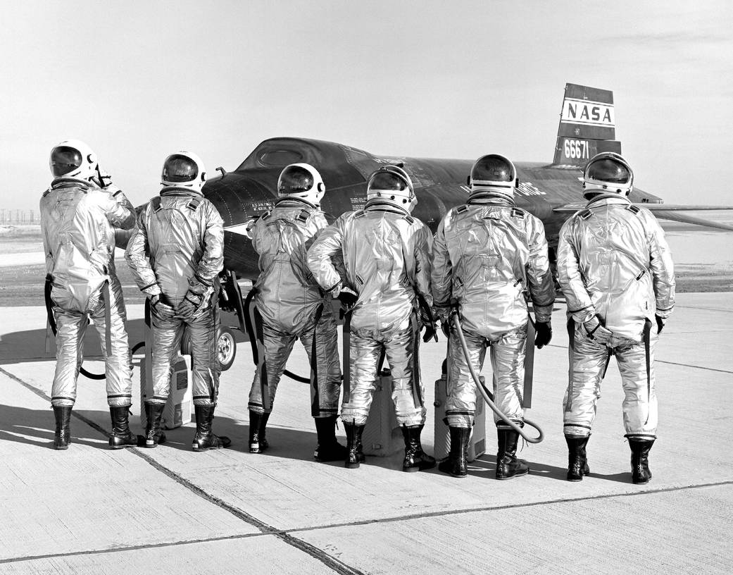 Putting Their Best Faces Forward: X-15 Pilots