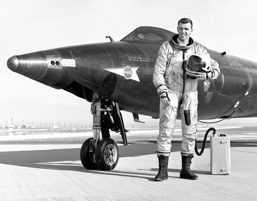 Captain Joe Engle with X-15-2
