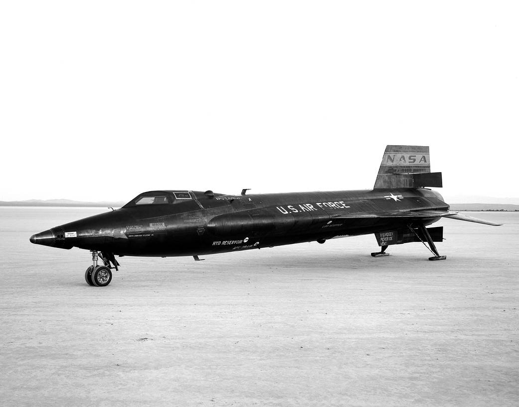 X-15 #3 on Lakebed at EAFB