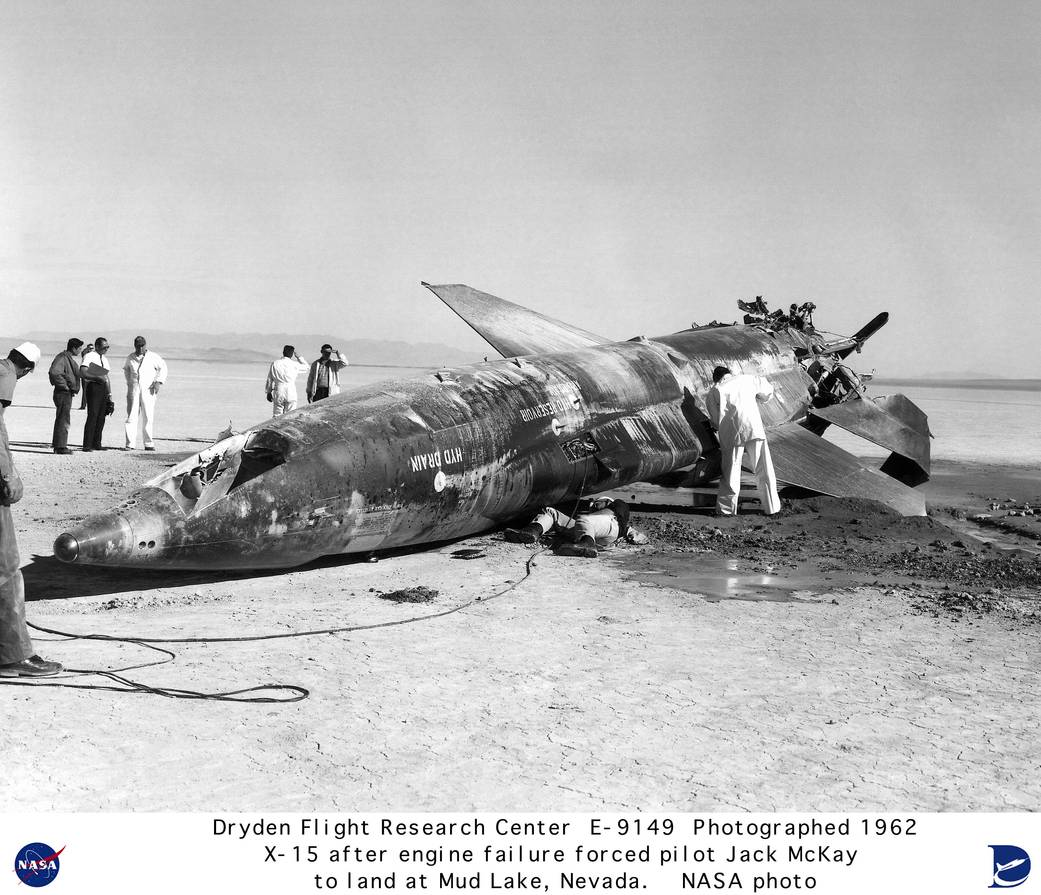X-15 Accident at Mud Lake, NV