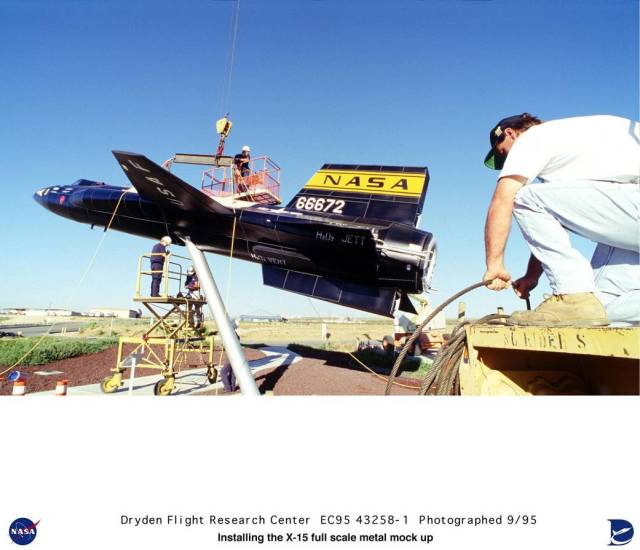 Full-scale Mock up of X-15 #3 Installed