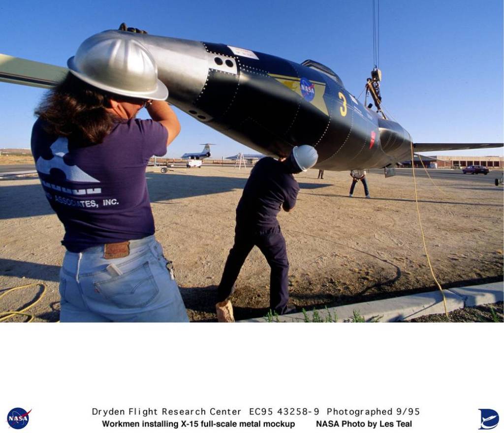 Full-scale Mock up of X-15 #3 Installed
