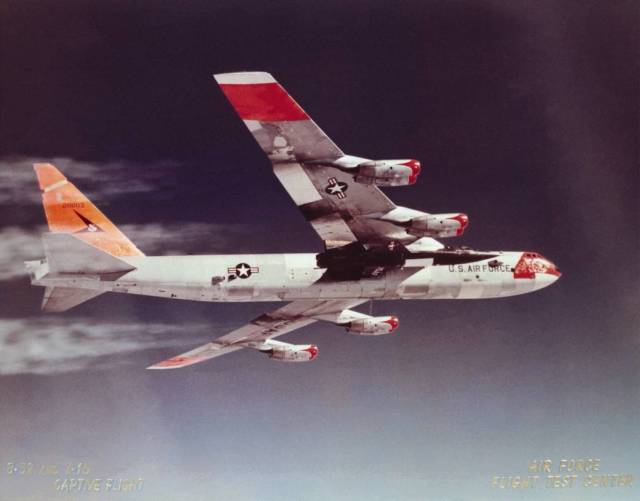 B-52 Mothership Carries the X-15 Aloft