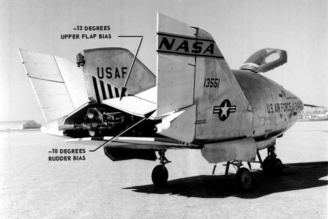 Rear View of X-24A Lifting Body