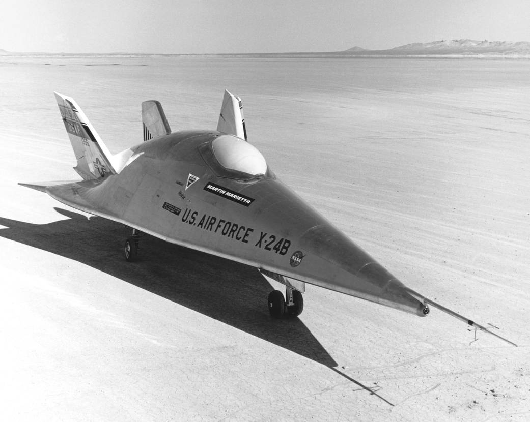 X-24B on the Lakebed