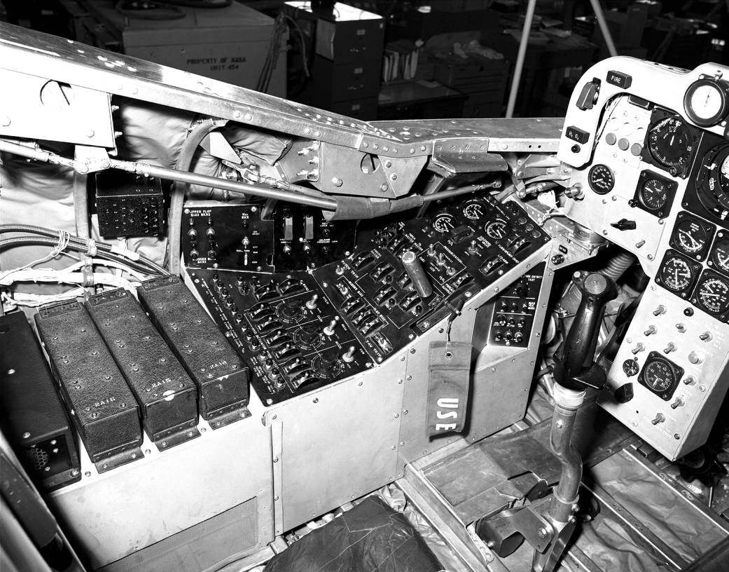 Left Instrument and Control Panel of the X-24A Lifting Body