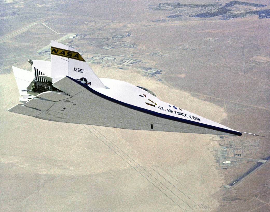 X-24B over the Lakebed