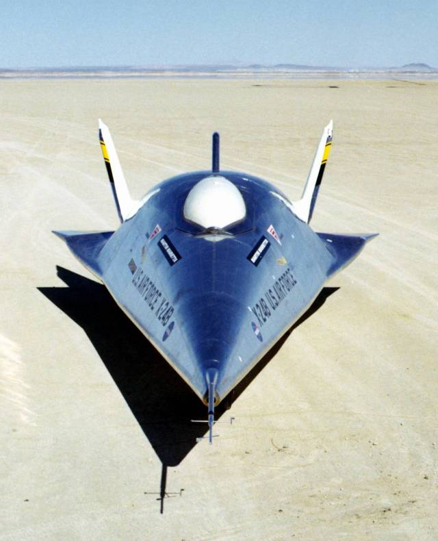 Look-Down View of the X-24B Lifting Body