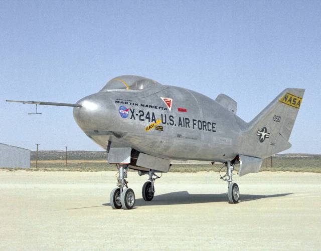 X-24A sitting on runway