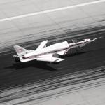 X-29 Lifts Off to Begin Flight Test