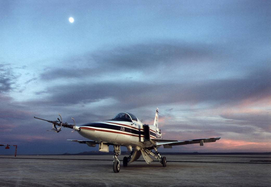 Early Morning Shot of X-29