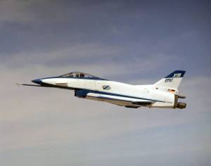 X-31 in Flight over California's Mojave Desert