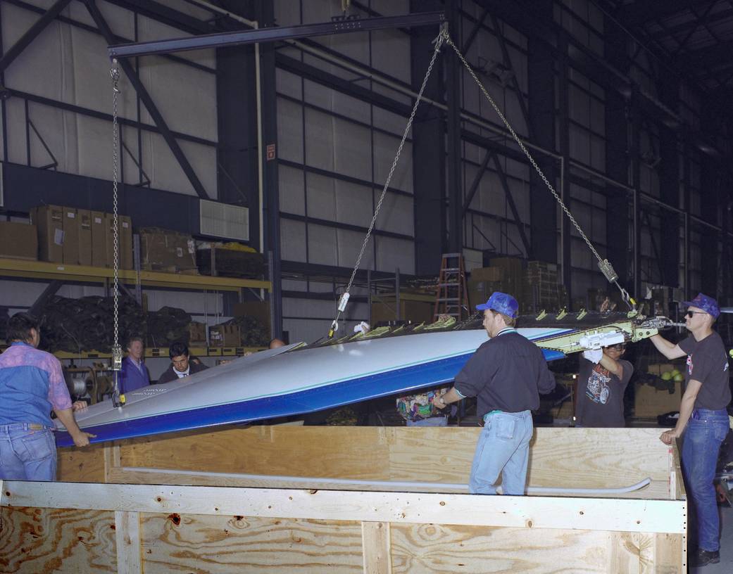 Prepping the X-31 for Trip to Europe