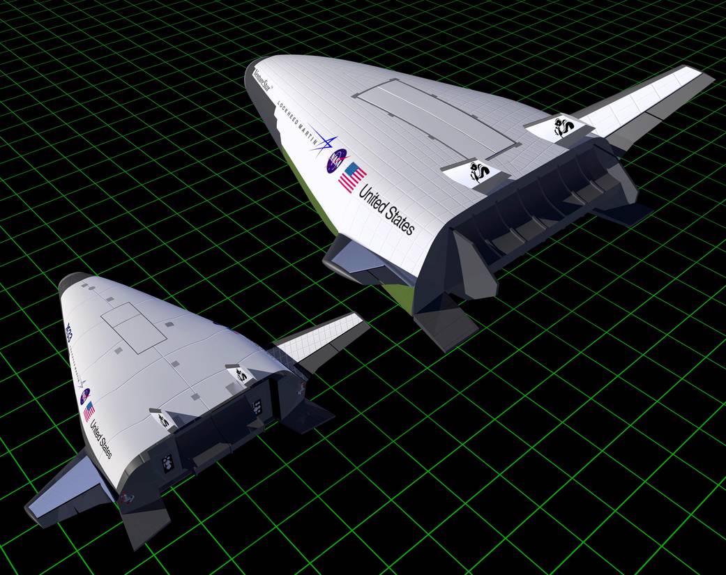Artist's Concept: X-33 and VentureStar - NASA