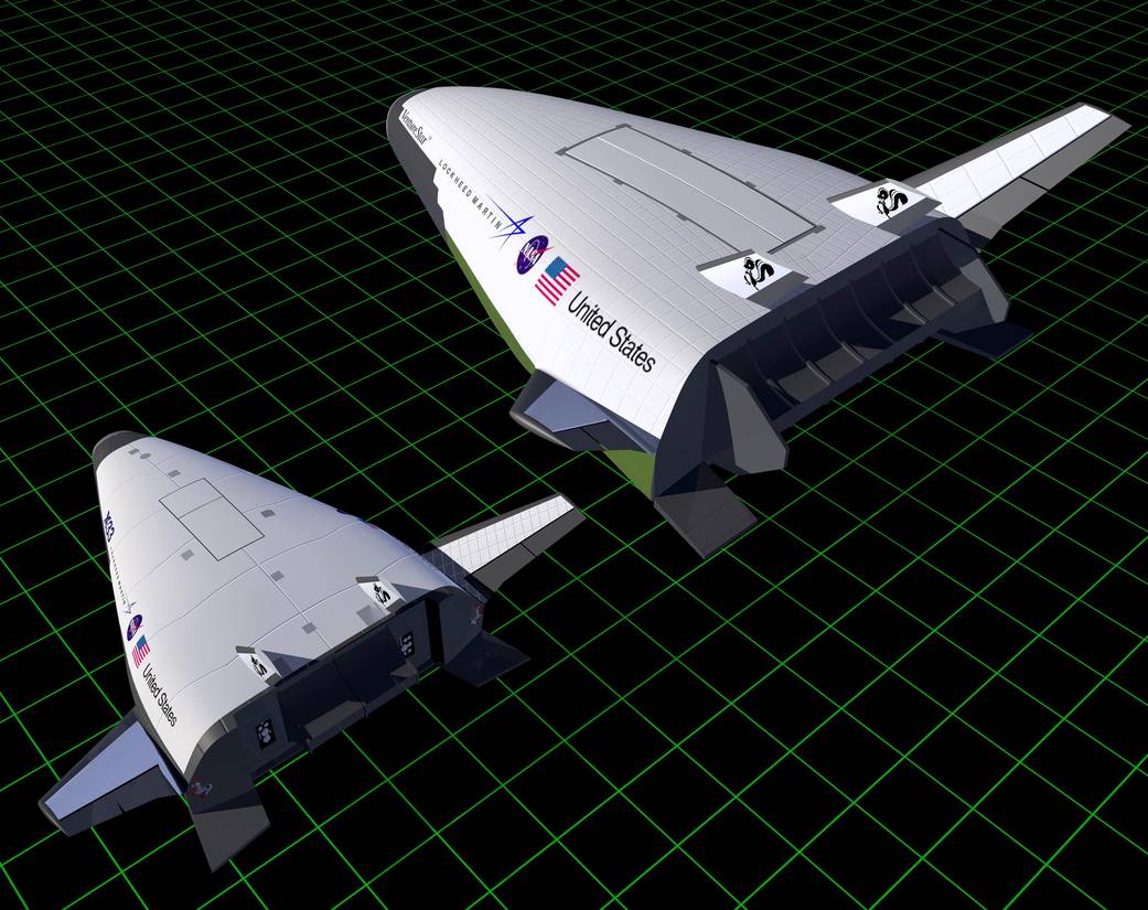 Artist's Concept: X-33 and VentureStar